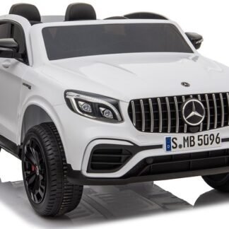 Coche eléctrico infantil Mercedes GLC63S,4WD, 4x4, color blanco - LE4126